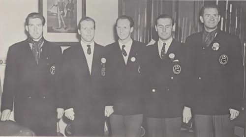 Olivier Barras, Andre Barras, Peter Gutermann, John Panchaud, Hans Schweizer